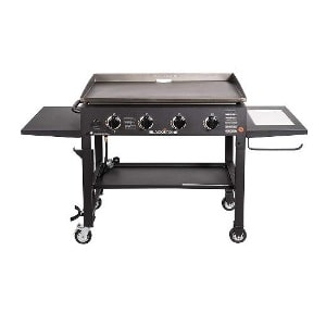 Blackstone 36 inch Outdoor Flat Top Gas Grill Griddle Station - 4-Burner - Propane Fueled